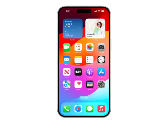 iPhone Front View