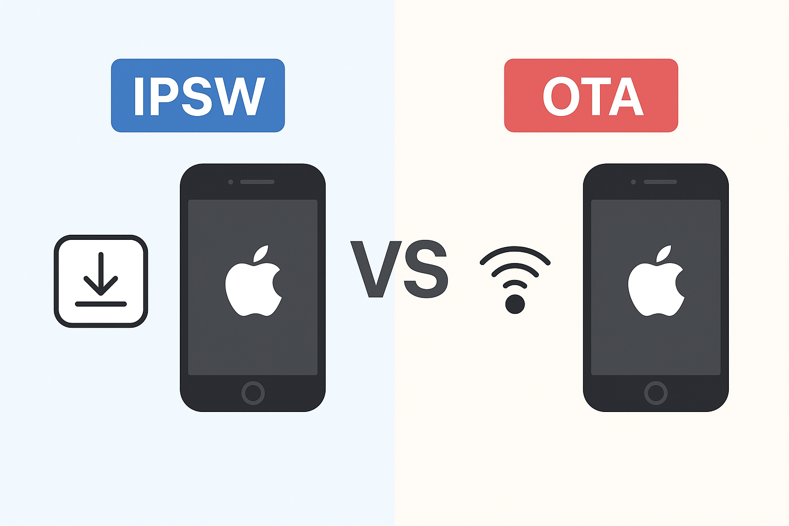 Difference Between IPSW and OTA Updates: Which Is Better for Your iPhone?