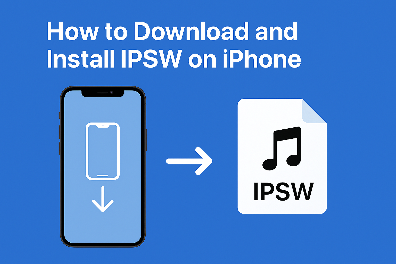 How to download and Install IPSW on iPhone