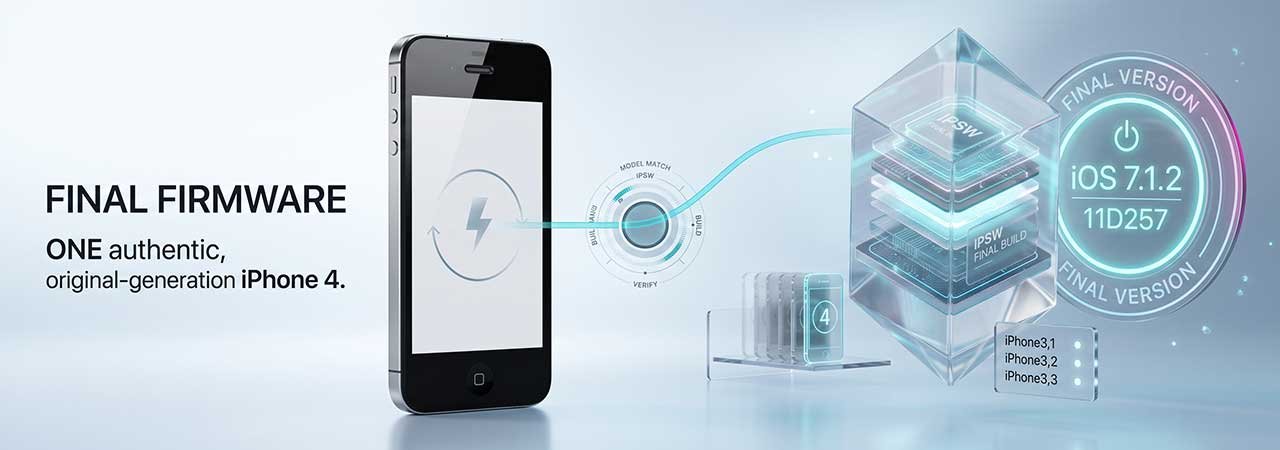 iPhone 4 Firmware: Final iOS Version & IPSW Downloads