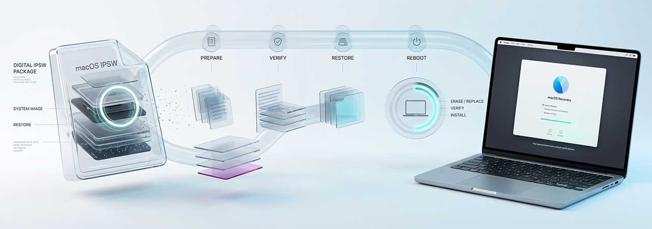 What a macOS IPSW Restore Actually Does