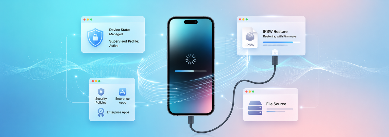 Restore a Supervised or MDM-Managed iPhone with IPSW