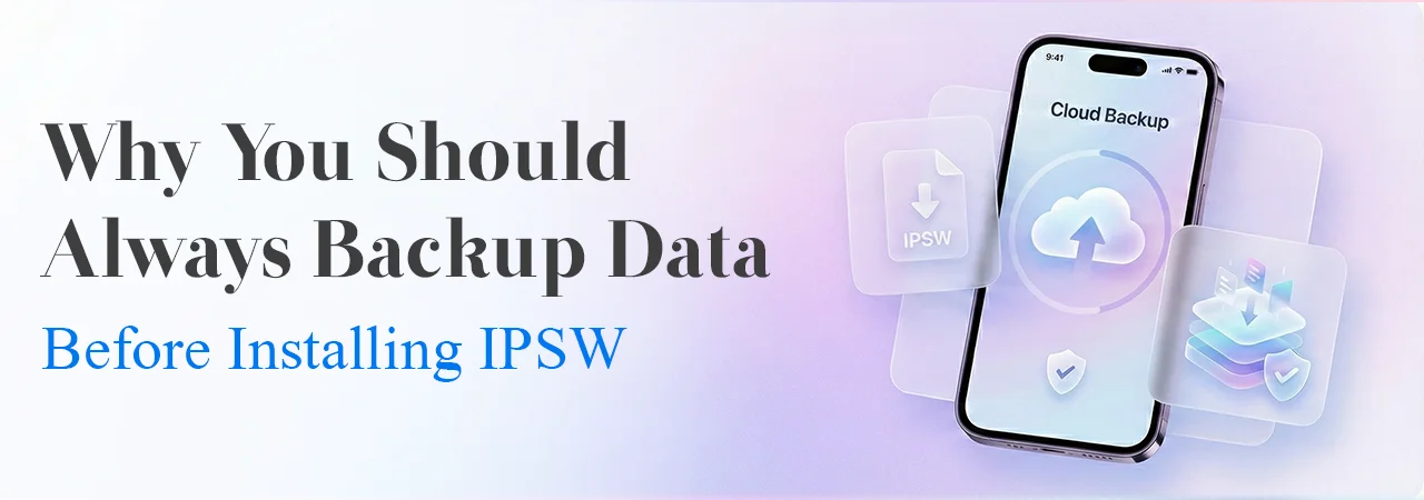 Why You Should Always Backup Data Before Installing IPSW